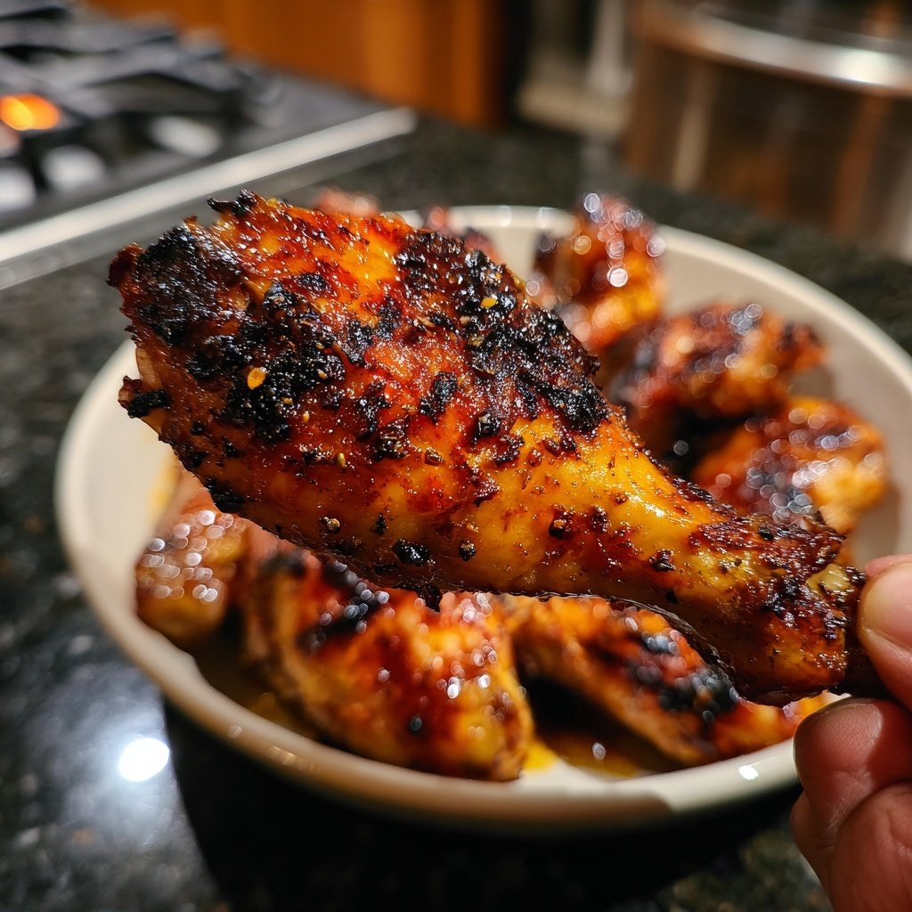 Honey Soy Chicken Drumsticks with Rice