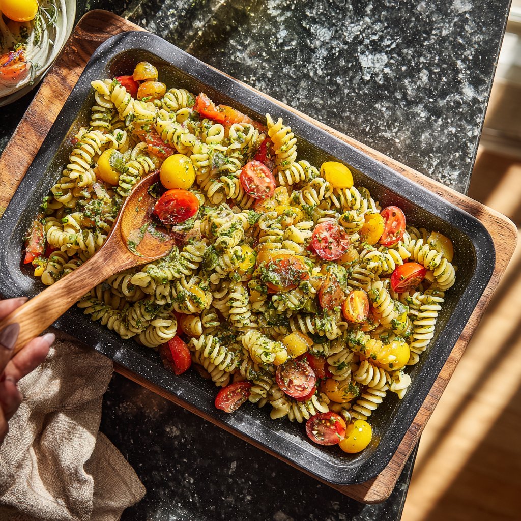 Herb Infused Vegetable Pasta Salad