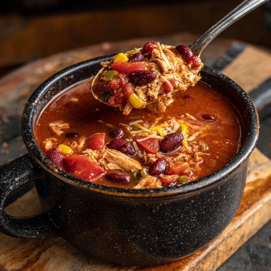Slow Cooker Chicken Chili