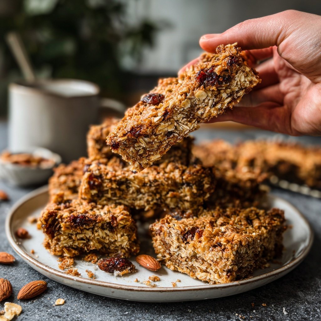 Everything Oatmeal Bake Bars Nutty