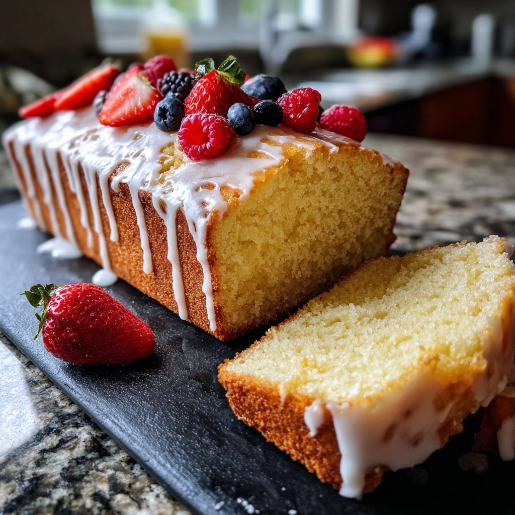 Easy Vanilla Pound Cake