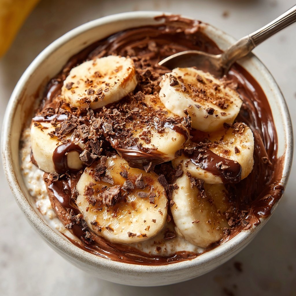 Banana Nutella Overnight Oats