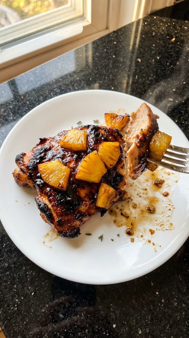 Sweet Pineapple Balsamic Chicken