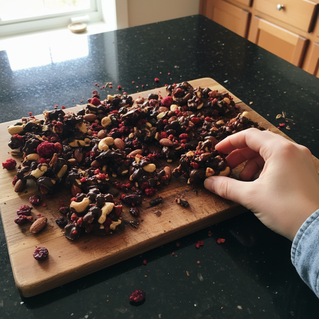 Chocolate-Covered Nut and Berry Mix