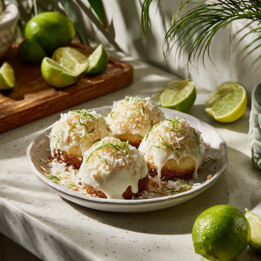 Coconut Lime Spring Treats