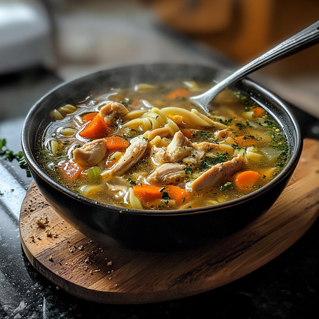 Ginger Chicken Noodle Soup