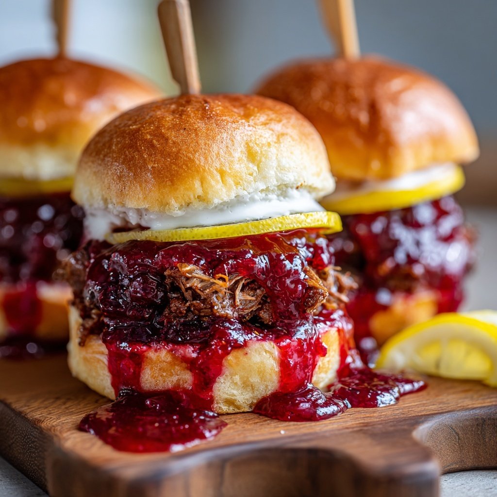 Hibiscus Lemonade Sliders