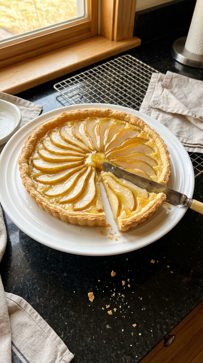 Limoncello Pear Tart