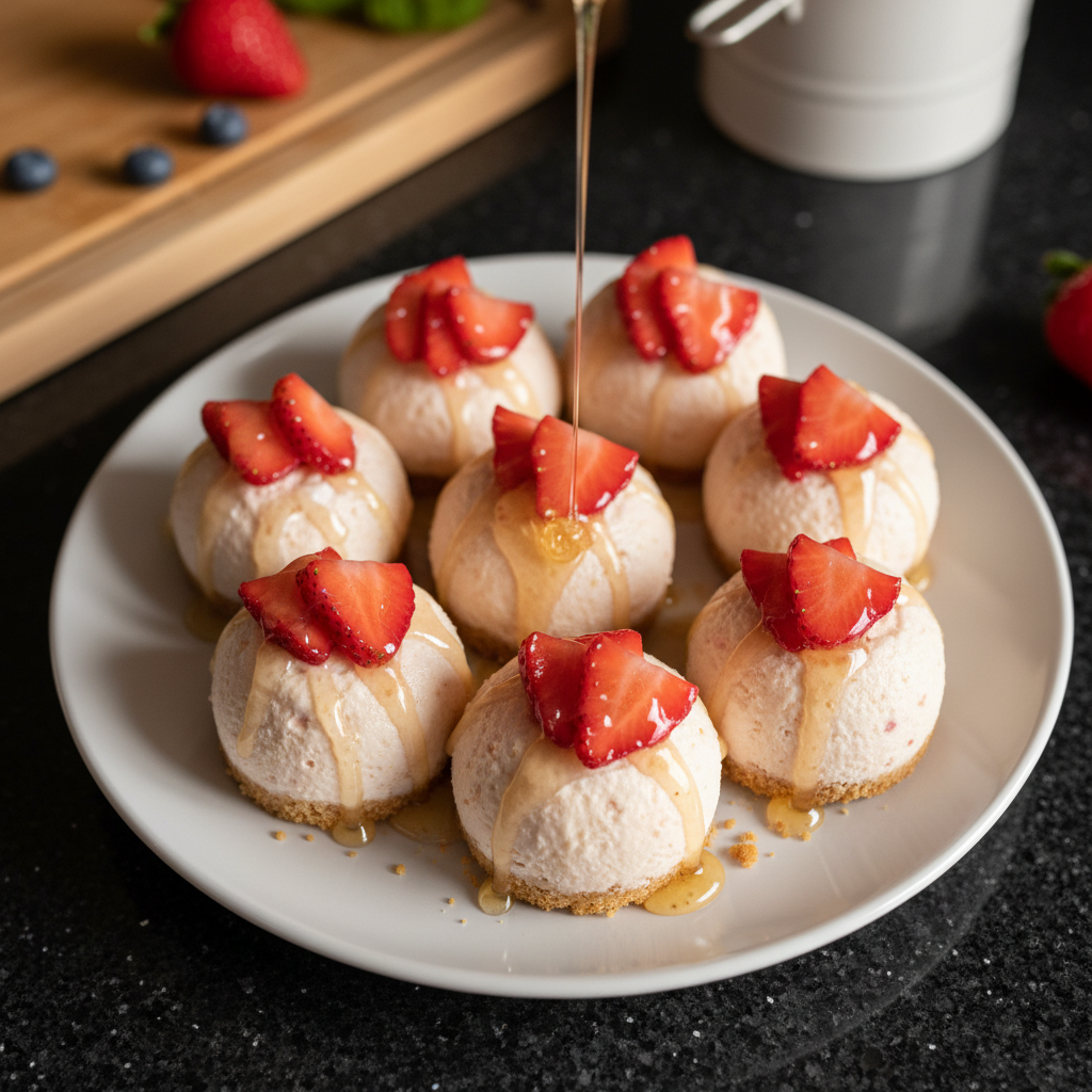 Strawberry Cheesecake Bites