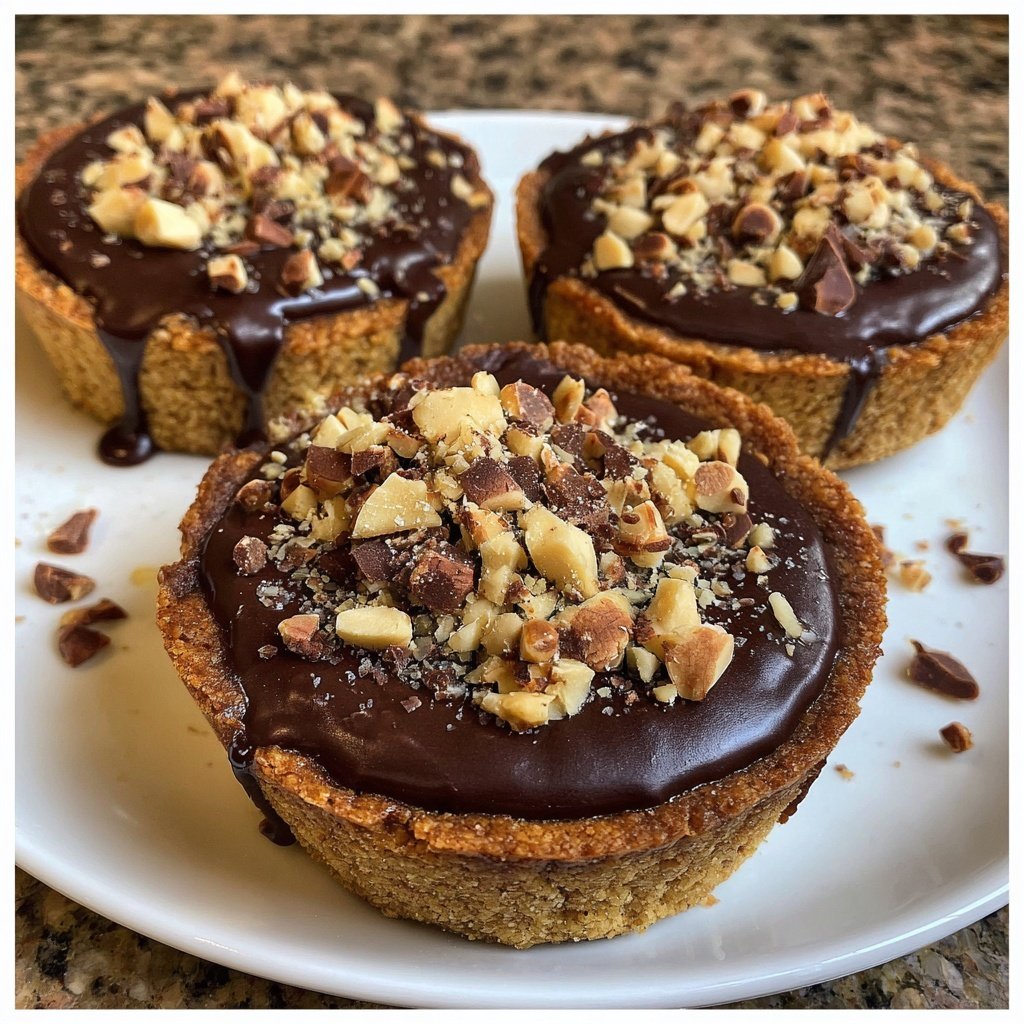 Chocolate Hazelnut Tart Bites