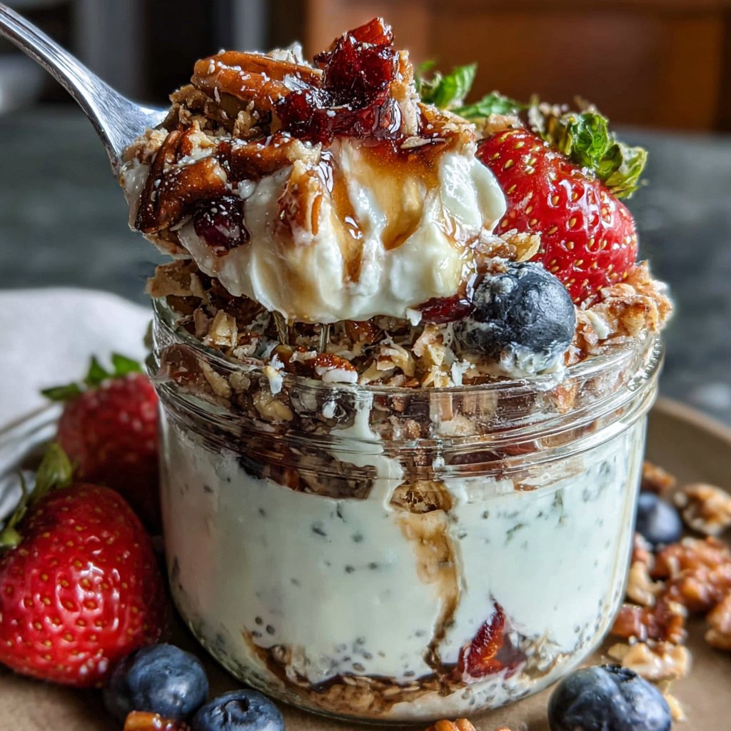 Yogurt Chia Pudding Jar