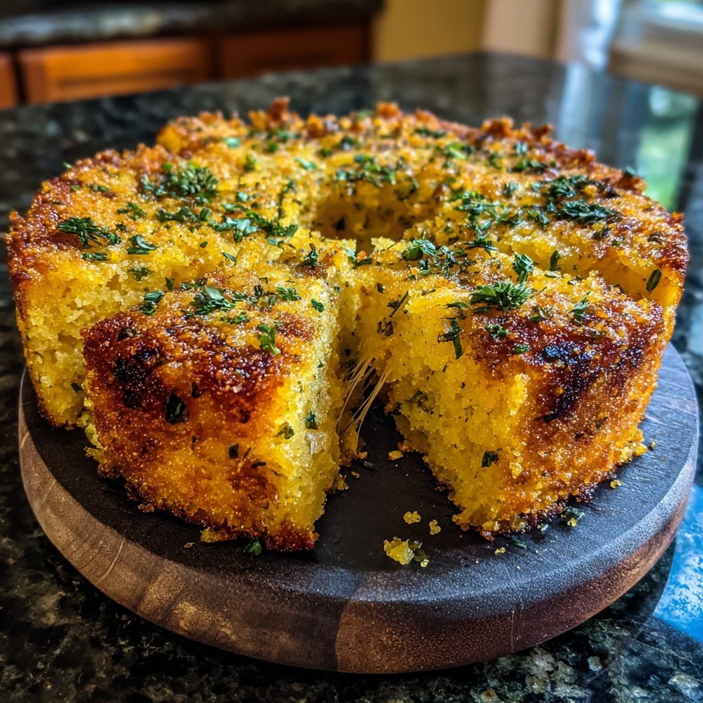 Crispy Garlic Parmesan Polenta