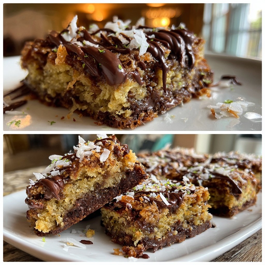 Coconut Lime Chocolate Bars