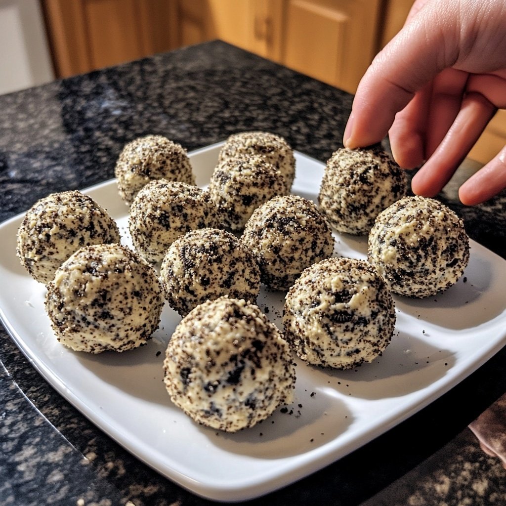 Cream Cheese Oreo Protein Balls