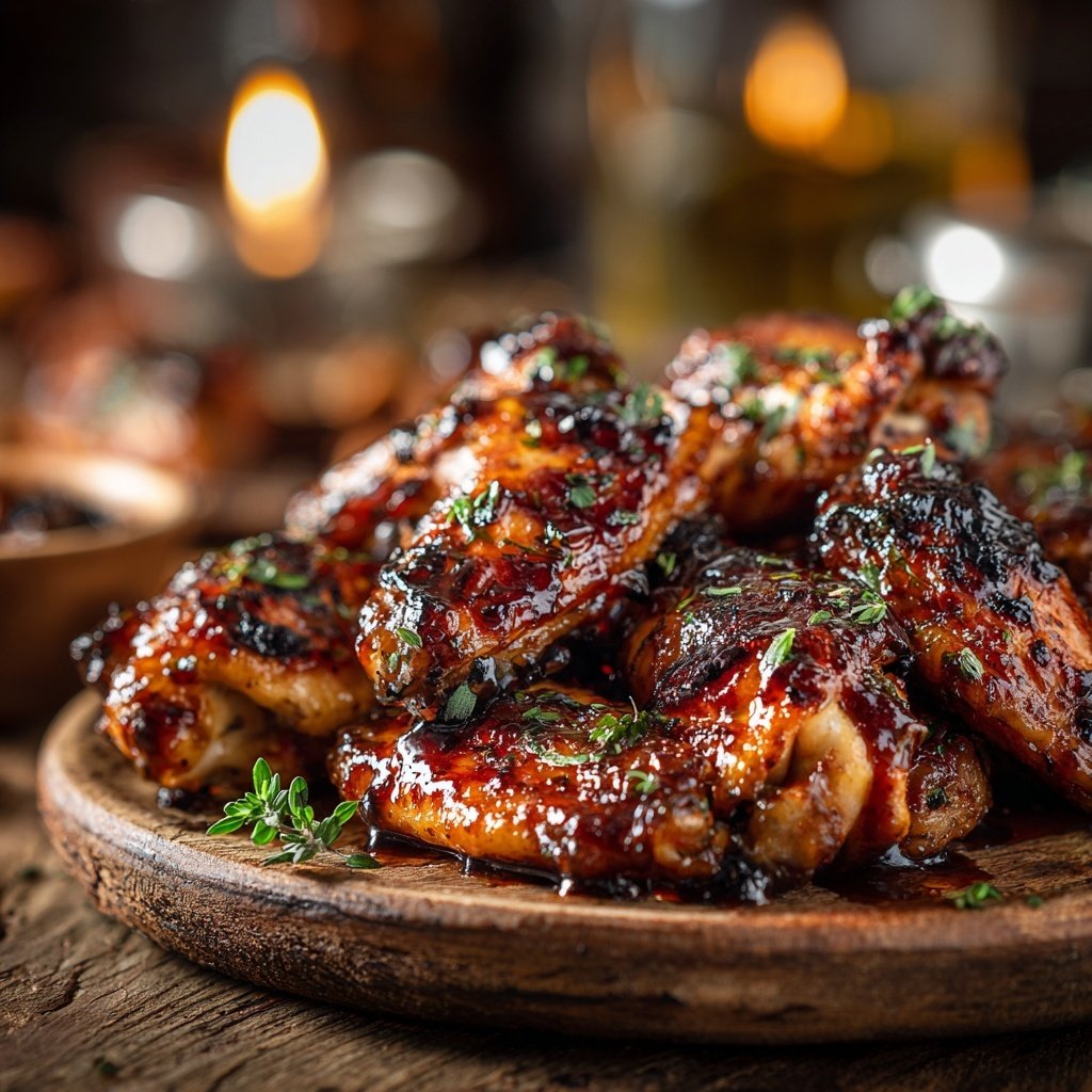 Honey Balsamic Chicken Wings