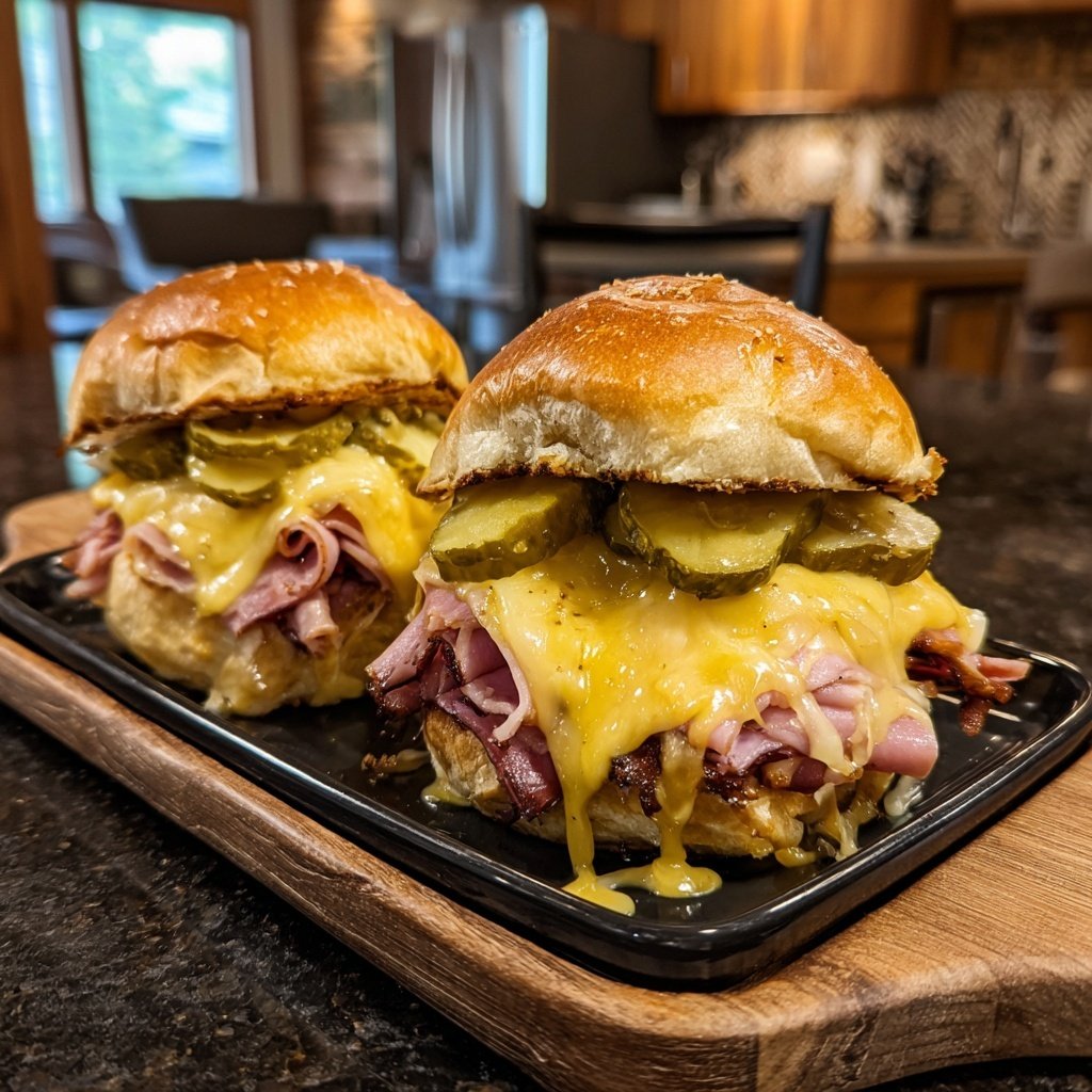 Classic Ham and Swiss Sliders