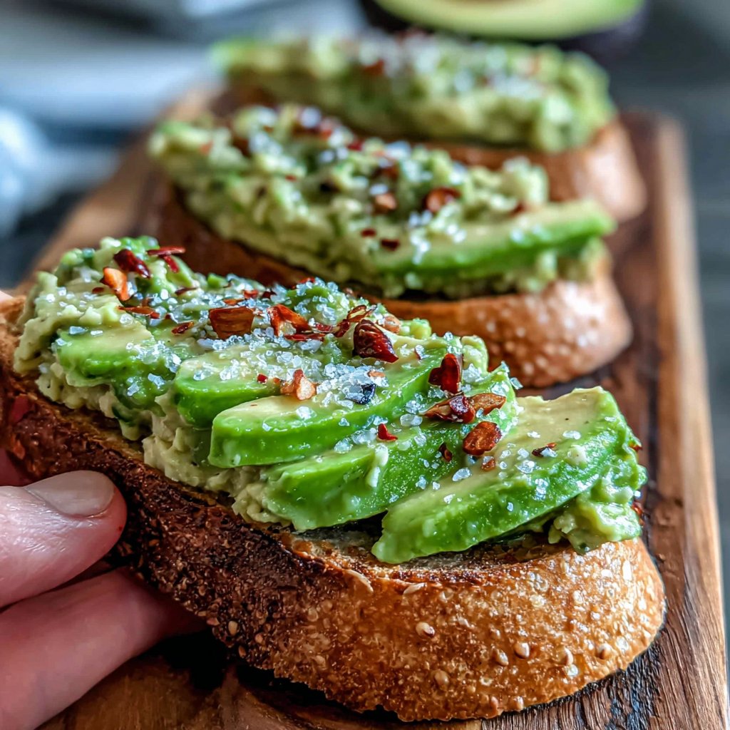Creamy Avocado Lunch Toast