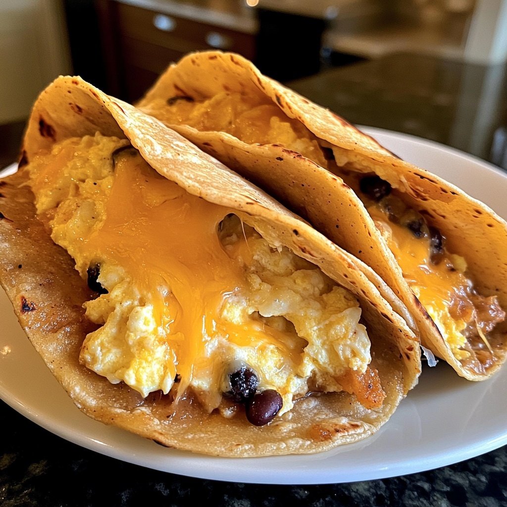 Simple Baked Breakfast Tacos