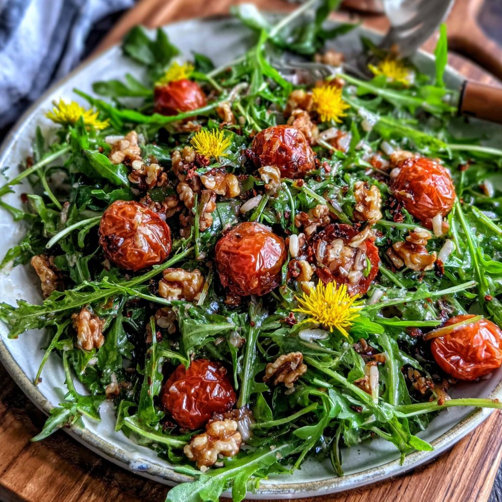 Garden Fresh Dandelion Salad
