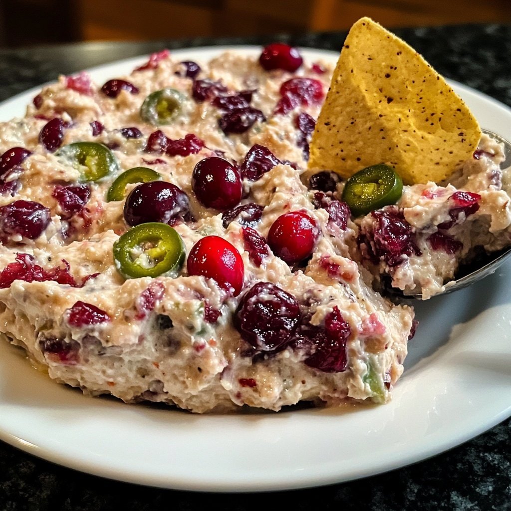 Quick Cranberry Jalapeno Dip