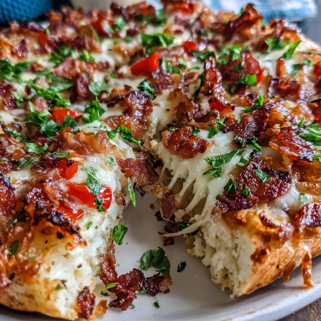 Breakfast Pizza for a Crowd