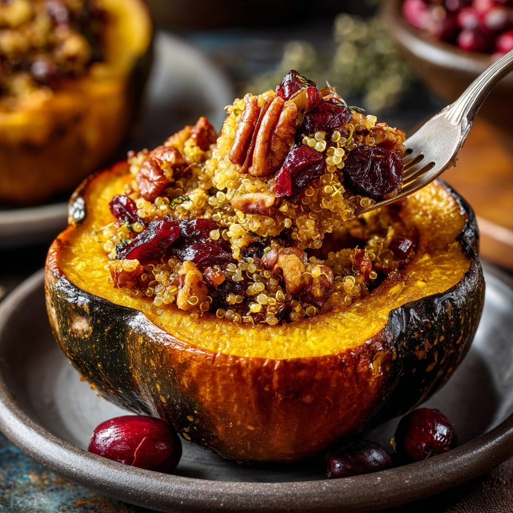 Stuffed Acorn Squash with Quinoa
