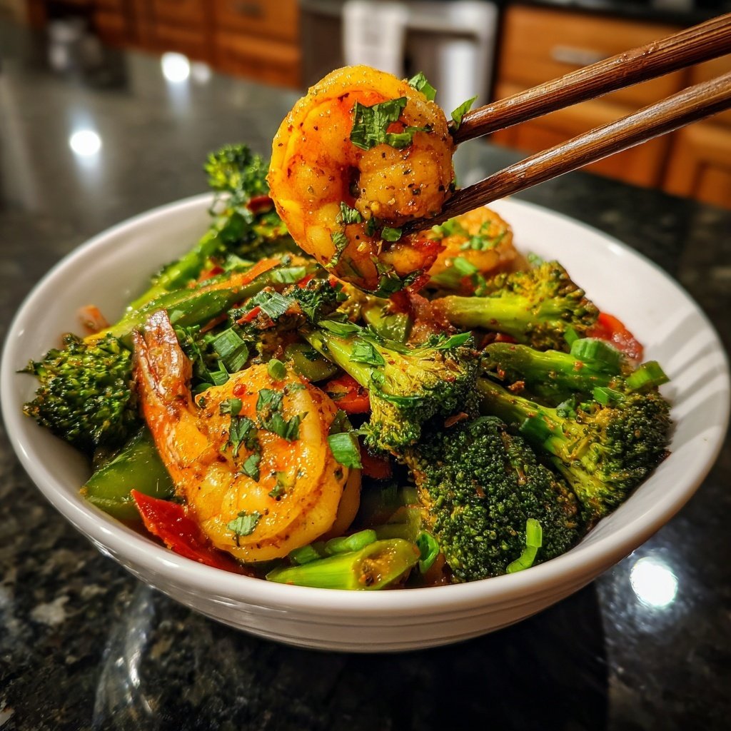 Shrimp Broccoli Stir Fry