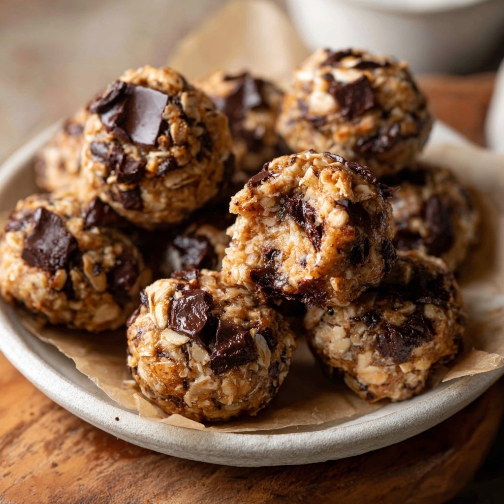 Dark Chocolate Banana Energy Bites