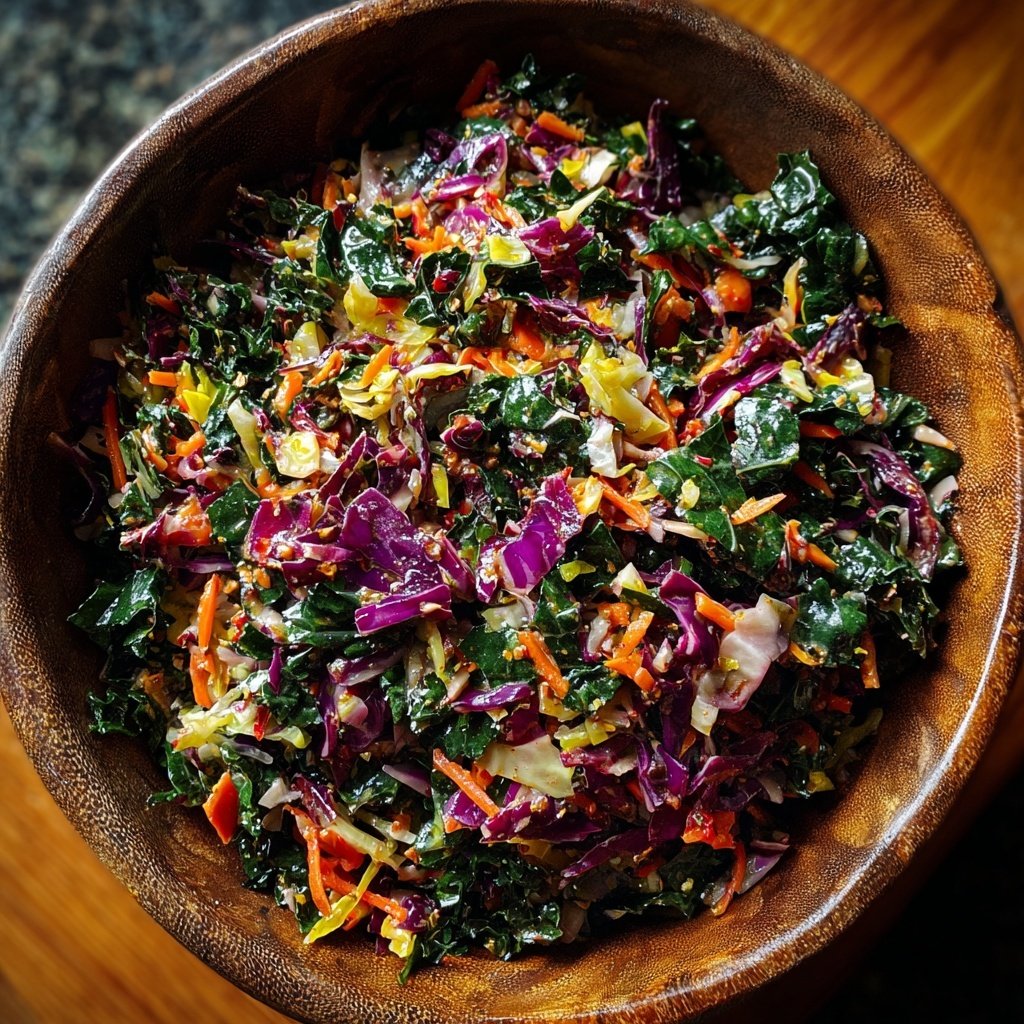Cabbage Kale Collards Broccoli Slaw