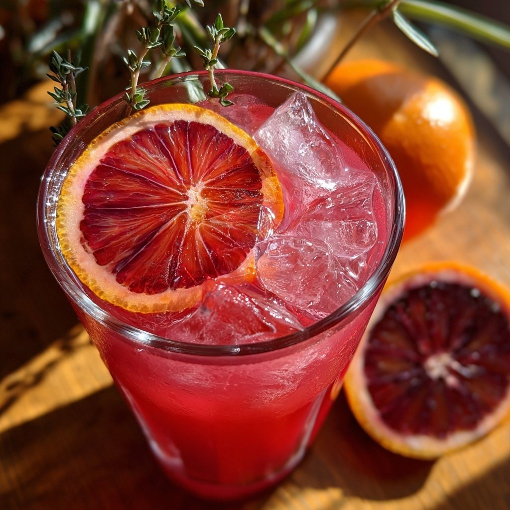 Blood Orange Thyme Refresher
