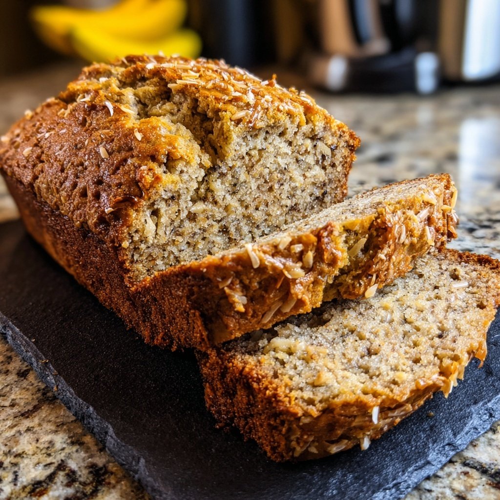 Coconut Banana Bread Bliss