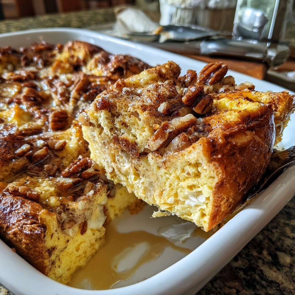Make-Ahead Overnight French Toast Casserole​