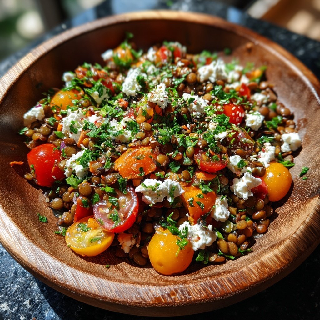 Lentil Salad with Feta