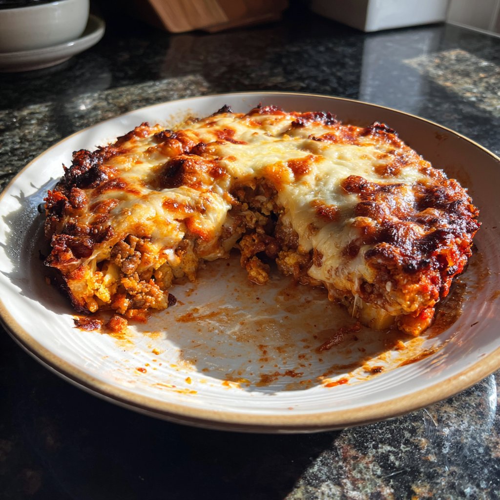 Ground Turkey and Cauliflower Bake