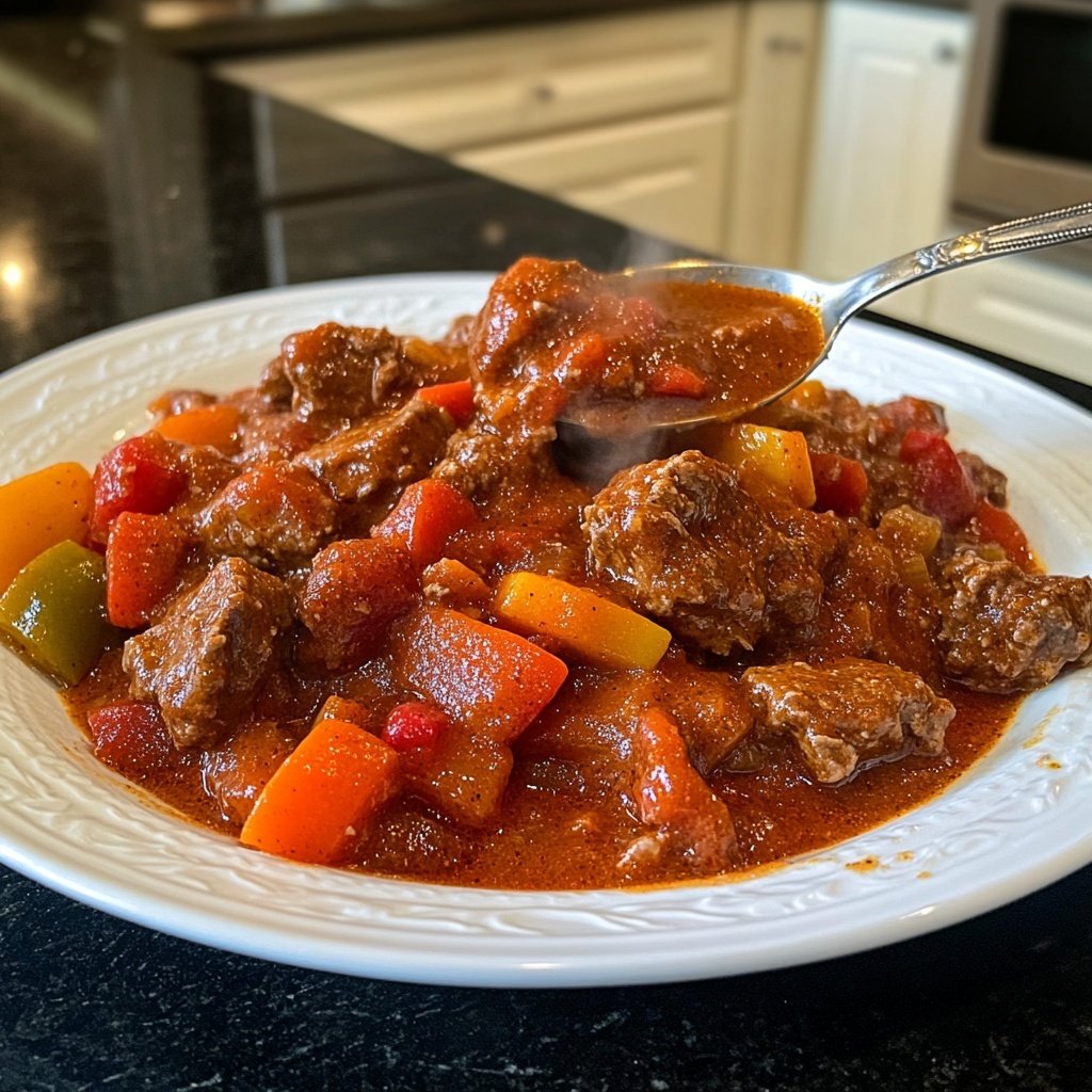 Beef Goulash with Spaetzle