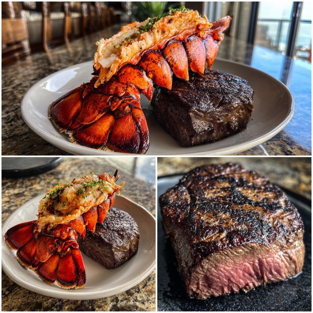 Surfside Grilled Beef and Lobster