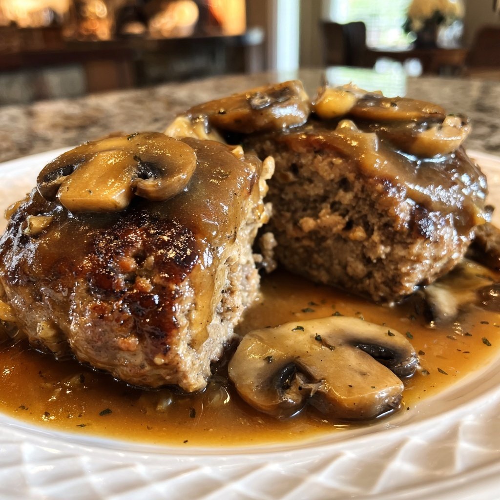 Salisbury Steak Mushroom Gravy Sauce