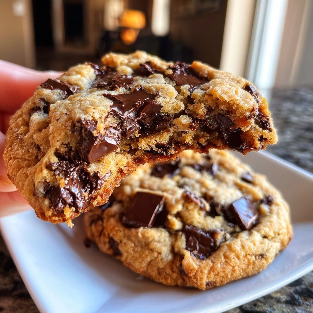 Thick & Chewy Chocolate Chip Cookies